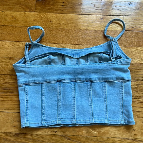 Tiger Mist Denim Top - Picture 3 of 6